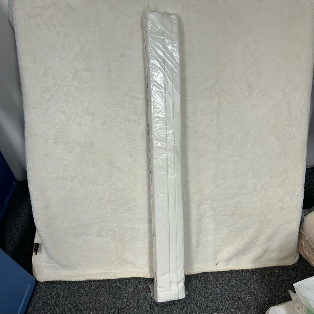 Williams Sonoma Bow Valance Roman Shade 44 x 64 White NIB